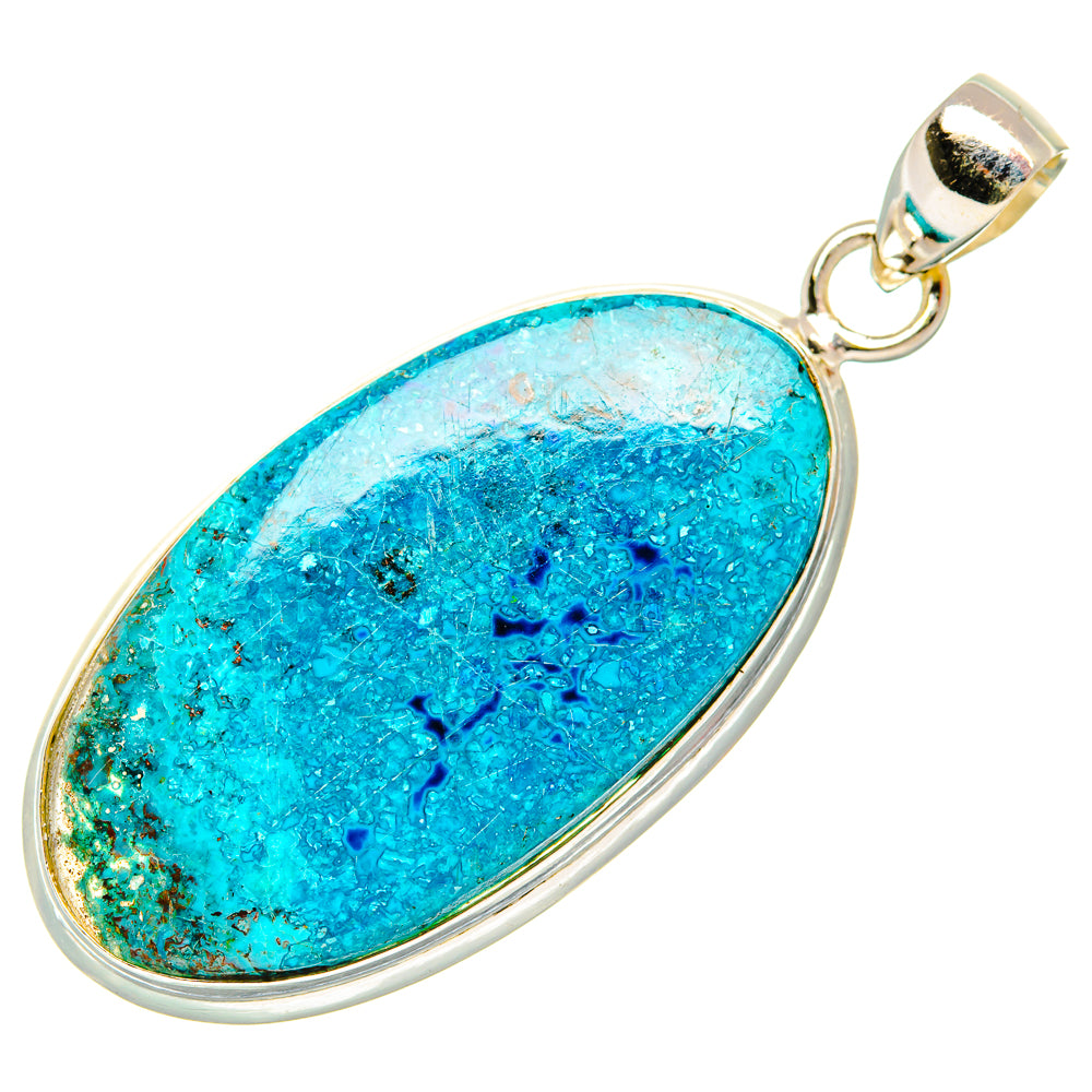 Chrysocolla Pendants handcrafted by Anasilvercos - PD32839 - Photo 2
