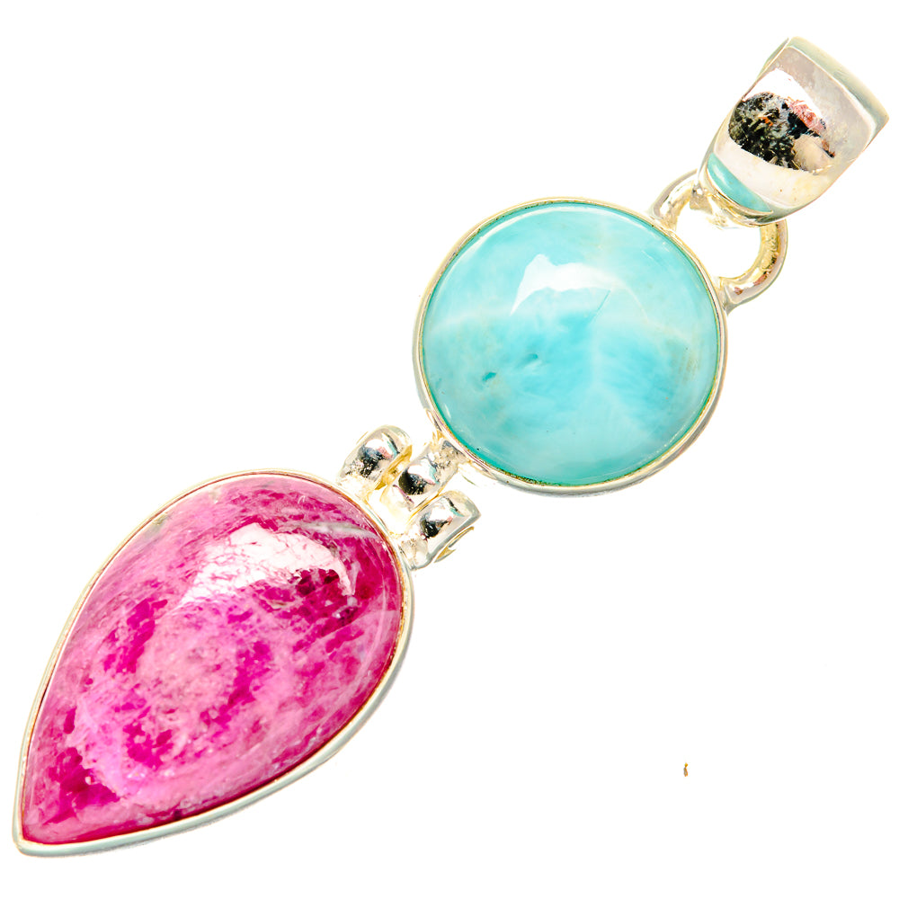 Ruby Pendants handcrafted by Anasilvercos - PD32863 - Photo 2