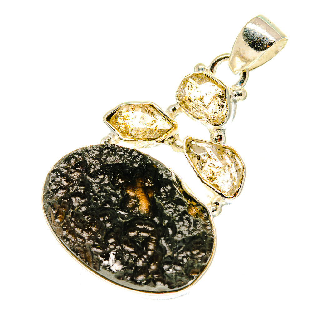 Tektite Pendants handcrafted by Anasilvercos - PD3289