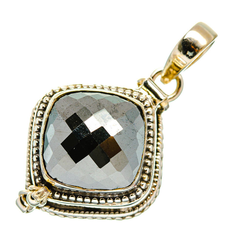 Hematite Pendants handcrafted by Anasilvercos - PD32908 - Photo 2