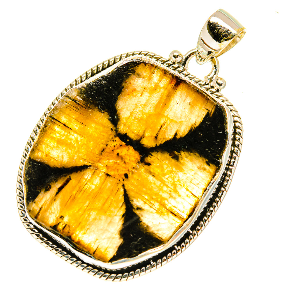 Chiastolite Pendants handcrafted by Anasilvercos - PD3291
