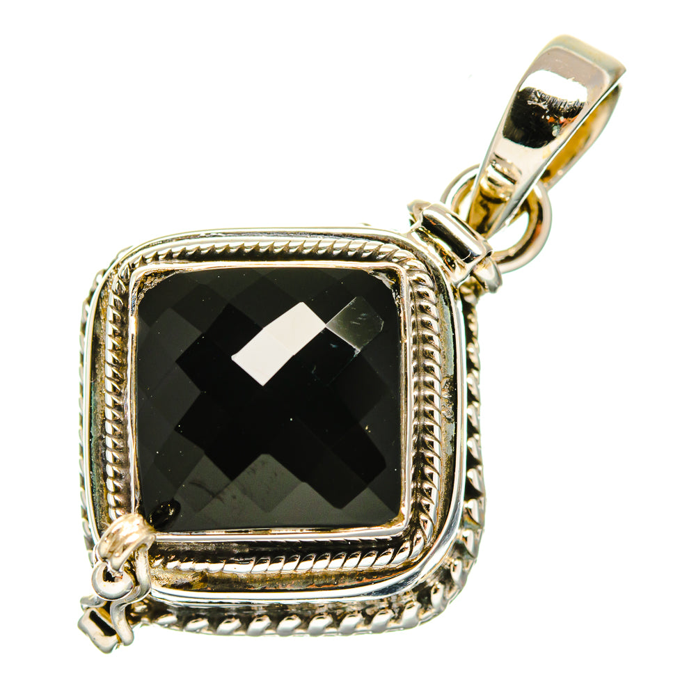 Black Onyx Pendants handcrafted by Anasilvercos - PD32910 - Photo 2