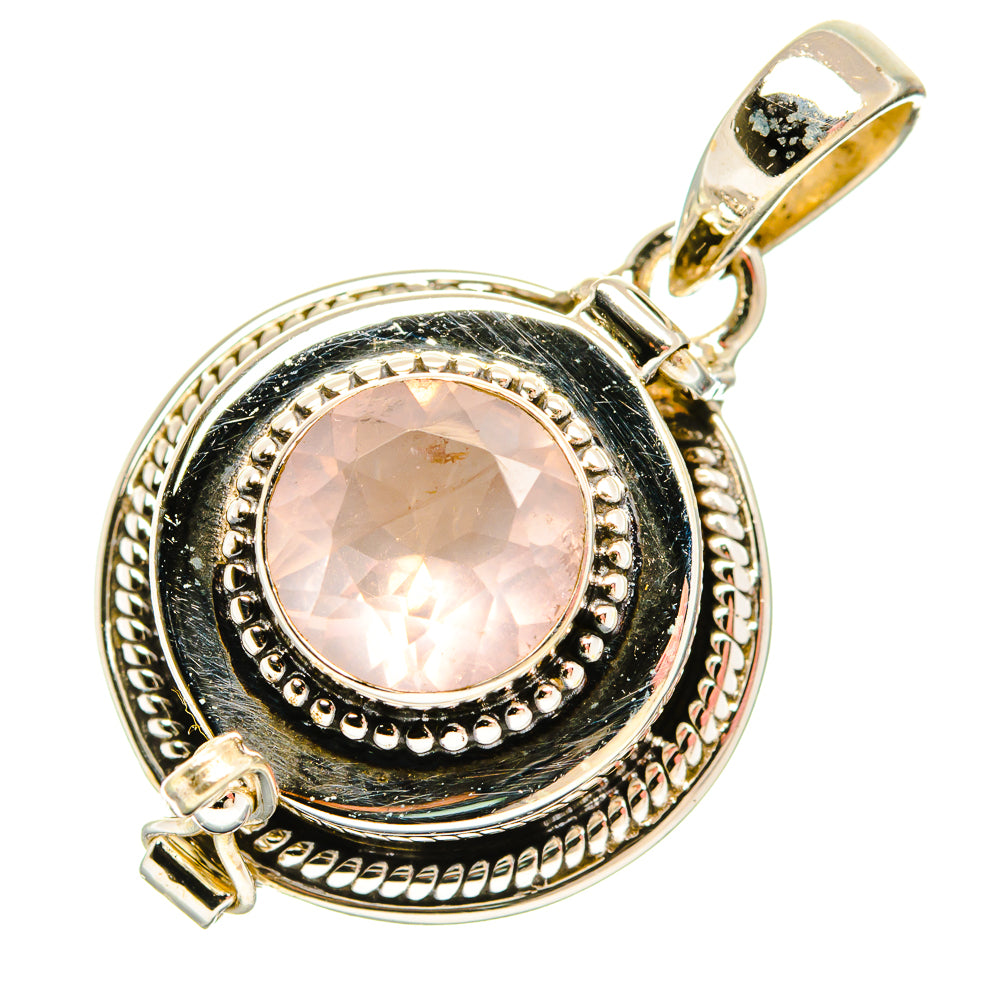 Rose Quartz Pendants handcrafted by Anasilvercos - PD32913 - Photo 2
