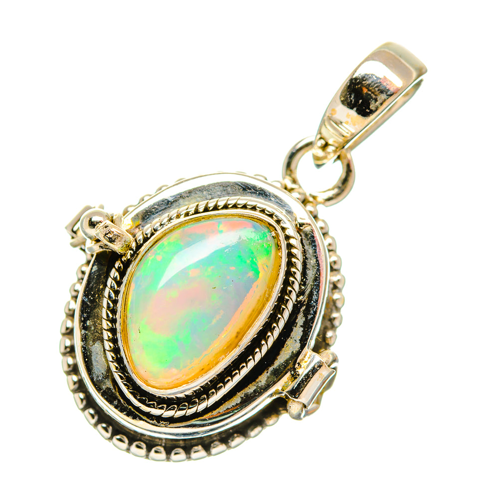 Ethiopian Opal Pendants handcrafted by Anasilvercos - PD32916 - Photo 2