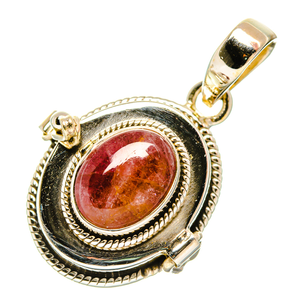 Pink Tourmaline Pendants handcrafted by Anasilvercos - PD32929 - Photo 2