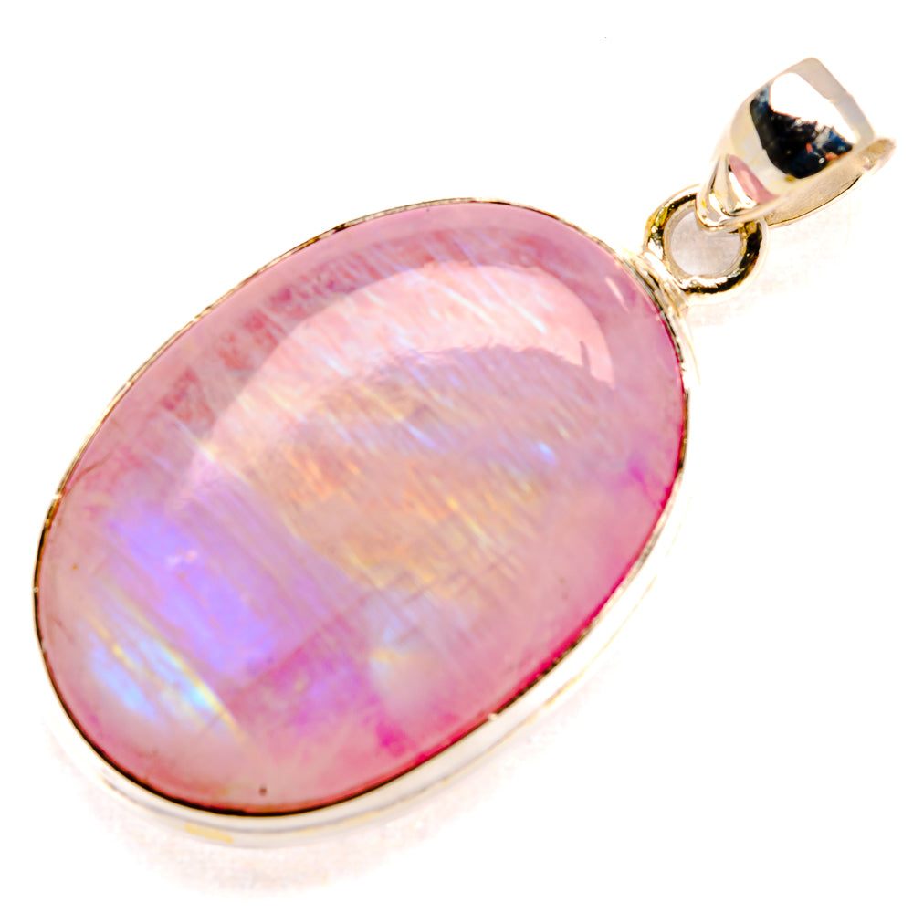 Pink Moonstone Pendants handcrafted by Anasilvercos - PD32939 - Photo 2