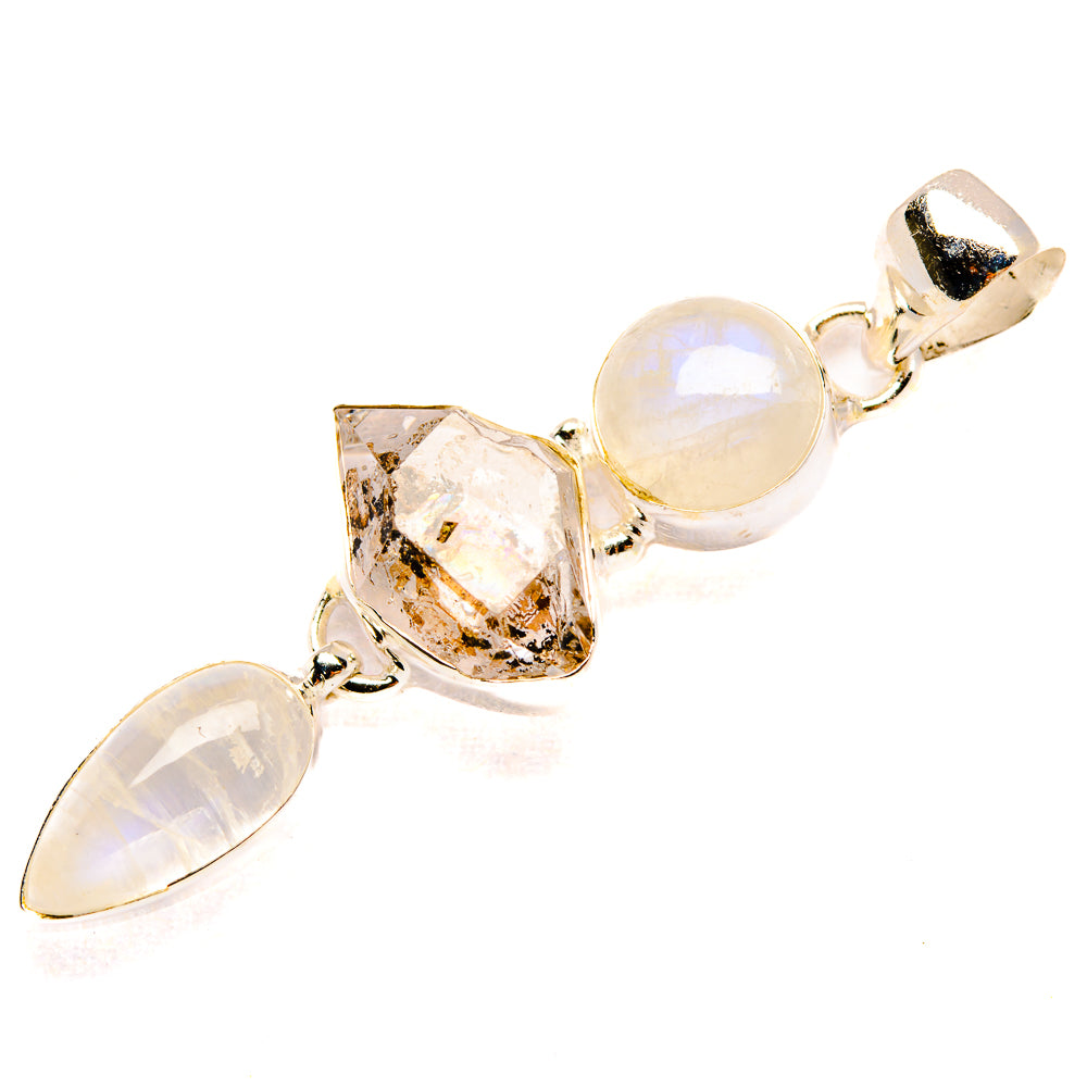 Herkimer Diamond Pendants handcrafted by Anasilvercos - PD32959 - Photo 2
