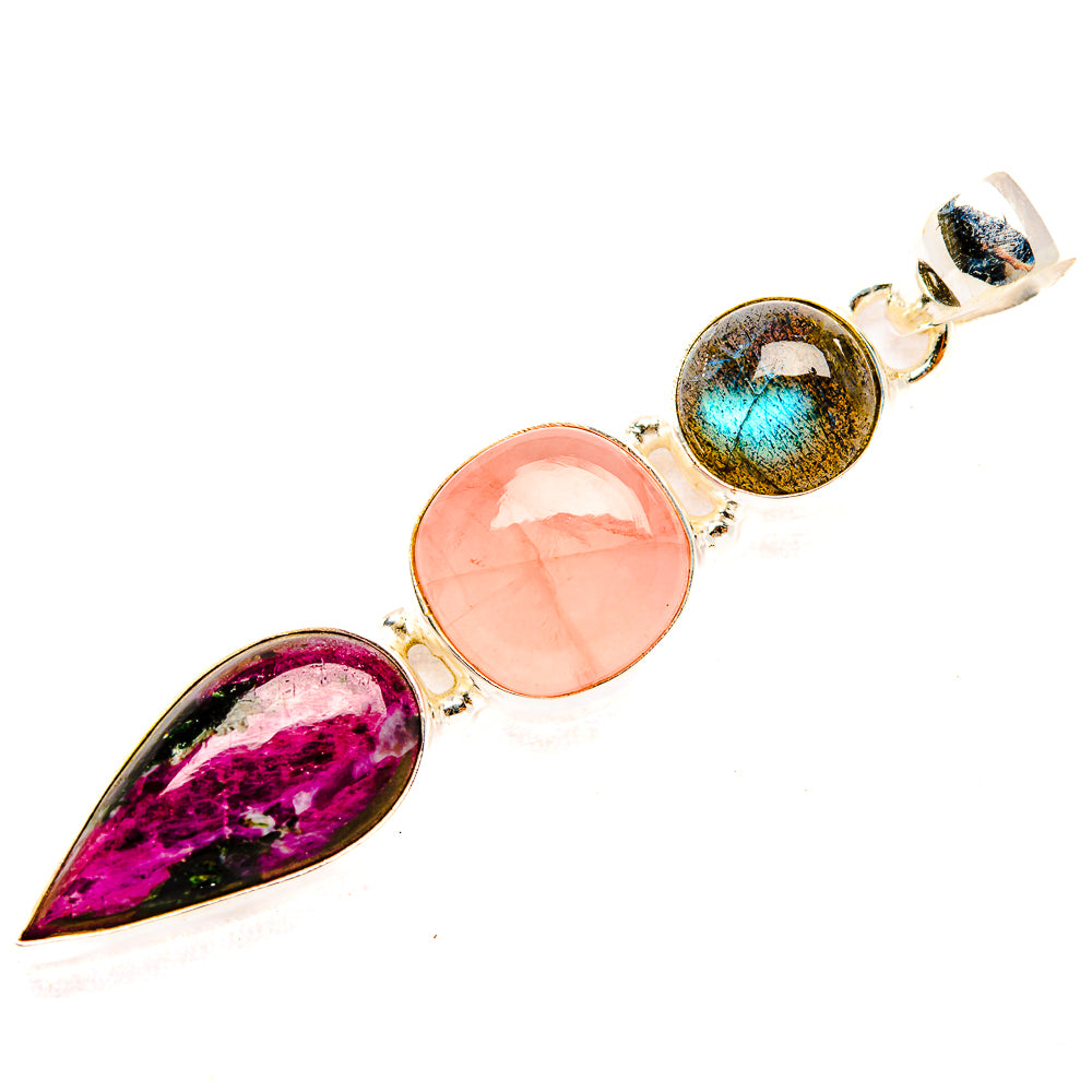 Russian Eudialyte Pendants handcrafted by Anasilvercos - PD32988 - Photo 2