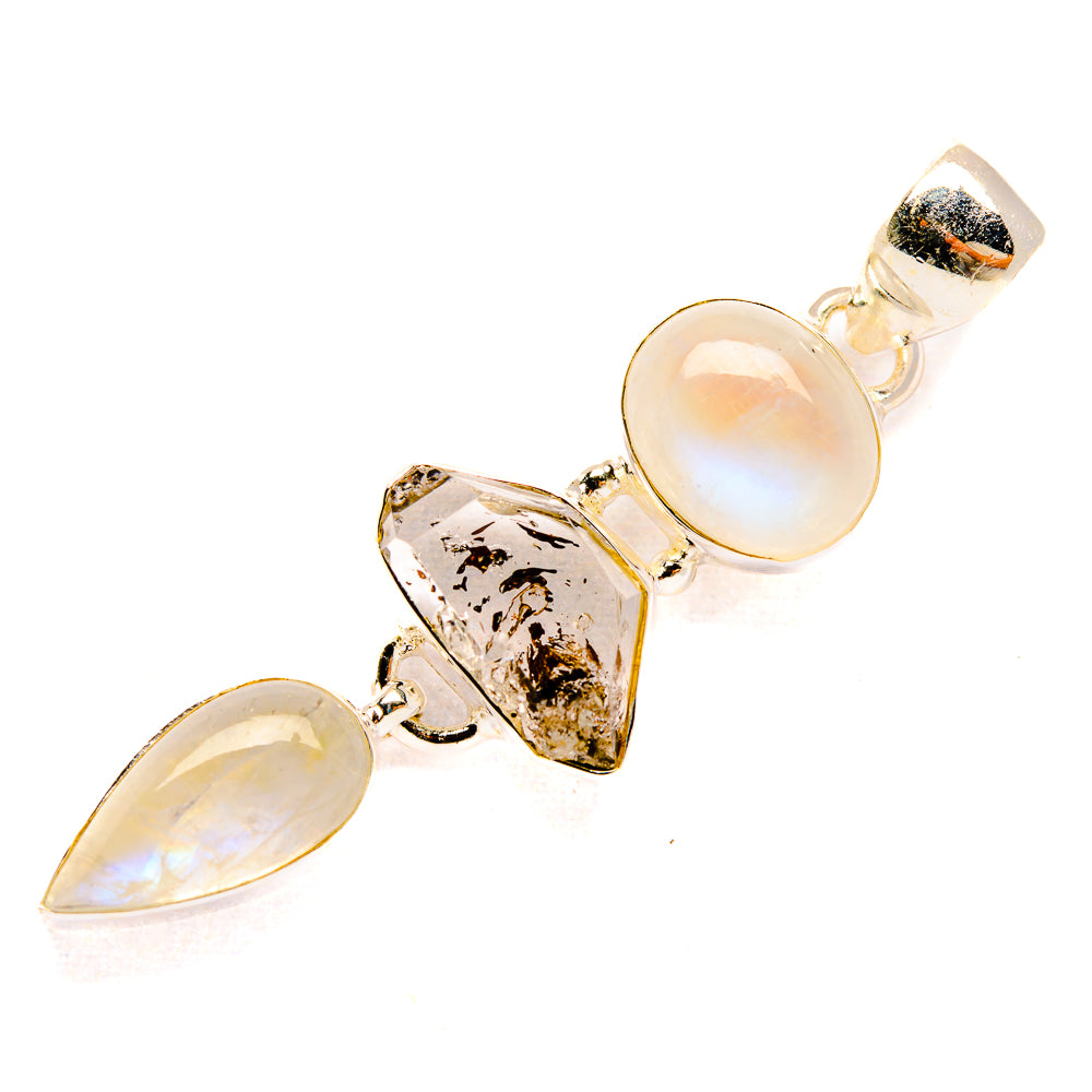 Herkimer Diamond Pendants handcrafted by Anasilvercos - PD32990 - Photo 2