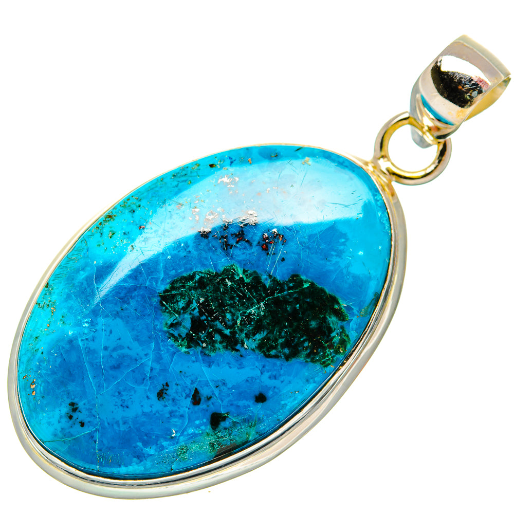 Chrysocolla Pendants handcrafted by Anasilvercos - PD33023 - Photo 2