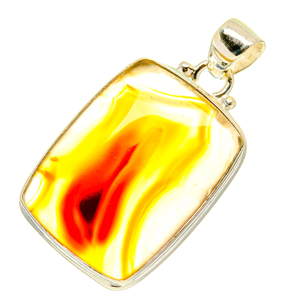 Botswana Agate Pendants handcrafted by Anasilvercos - PD3303