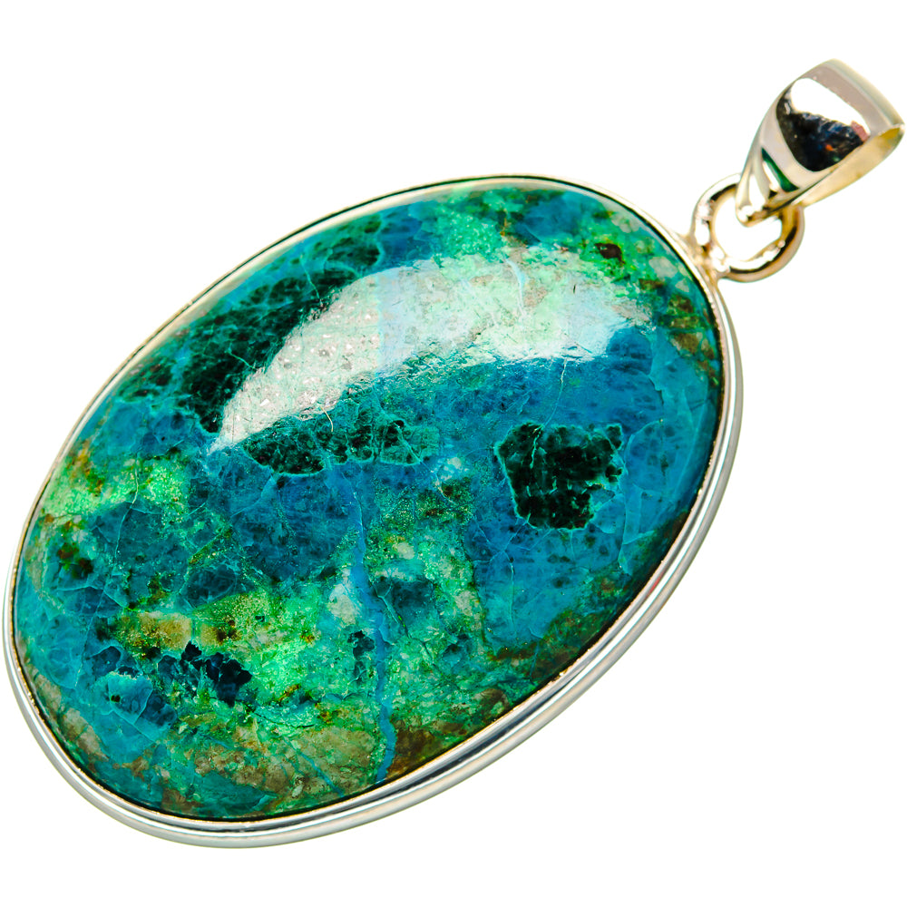 Chrysocolla Pendants handcrafted by Anasilvercos - PD33036 - Photo 2