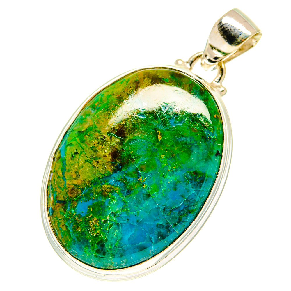 Chrysocolla Pendants handcrafted by Anasilvercos - PD3305