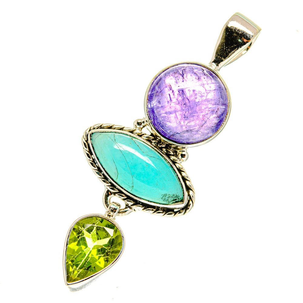 Peruvian Opal Pendants handcrafted by Anasilvercos - PD3309