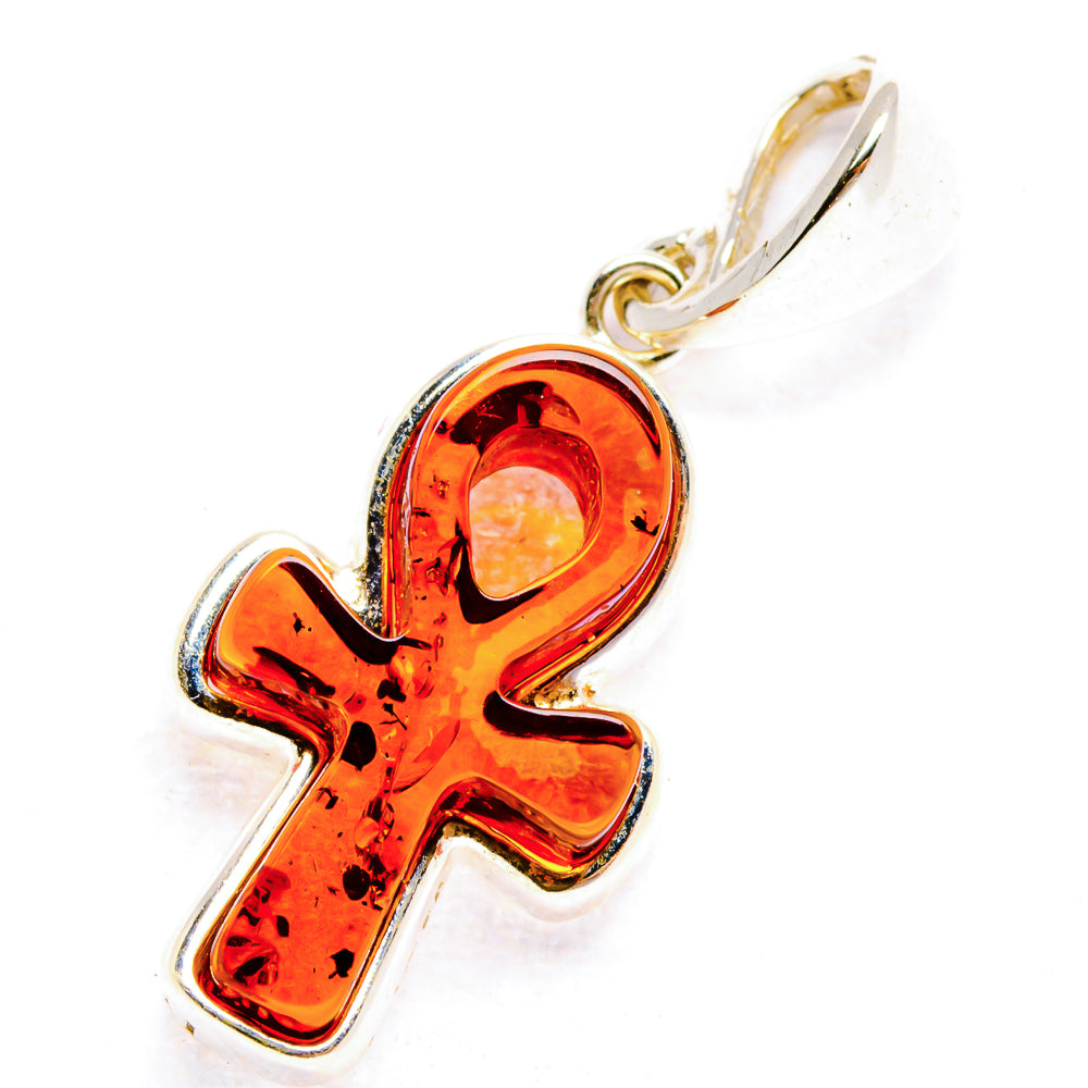 Baltic Amber Ankh Pendants handcrafted by Anasilvercos - PD33113 - Photo 2