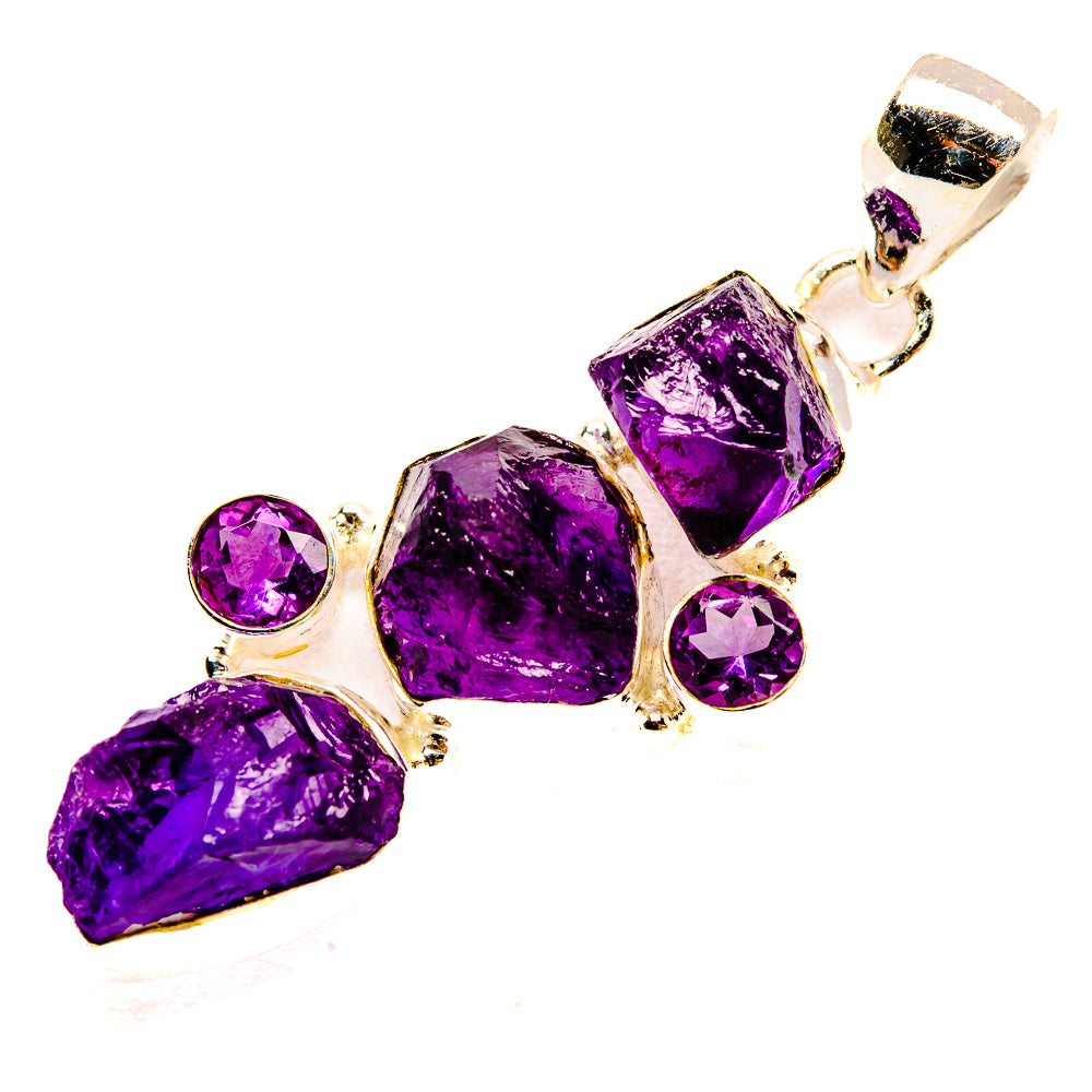 Amethyst Pendants handcrafted by Anasilvercos - PD33118 - Photo 2
