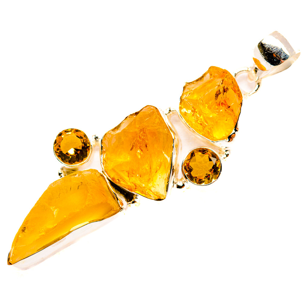 Citrine Pendants handcrafted by Anasilvercos - PD33128 - Photo 2