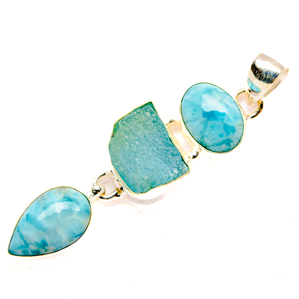 Larimar Pendants handcrafted by Anasilvercos - PD33141 - Photo 2
