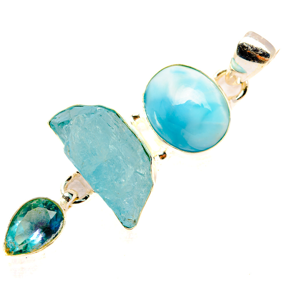 Larimar Pendants handcrafted by Anasilvercos - PD33143 - Photo 2