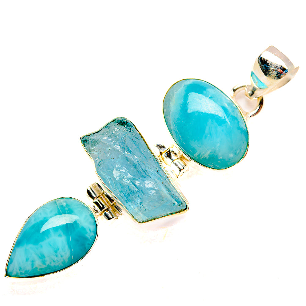 Larimar Pendants handcrafted by Anasilvercos - PD33148 - Photo 2