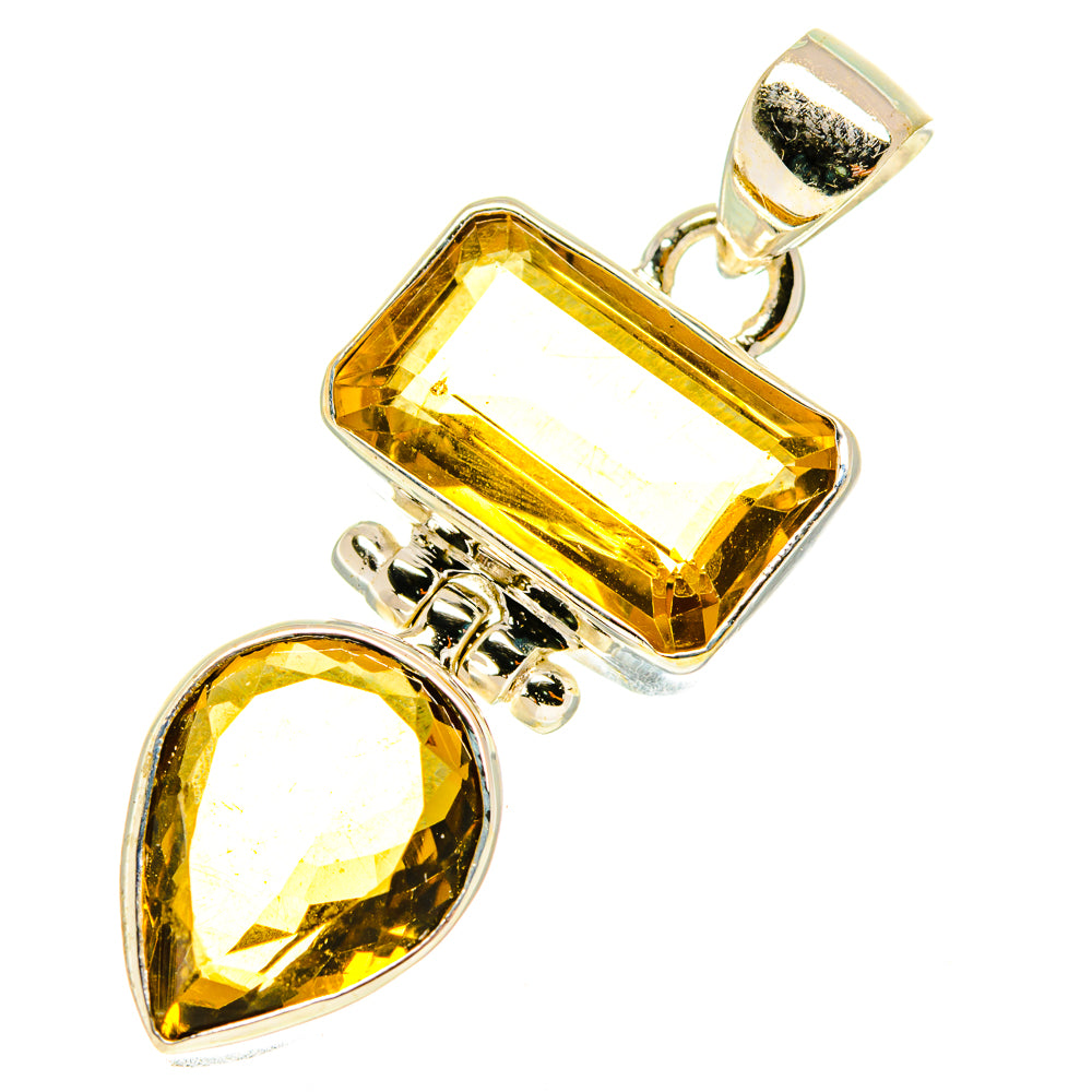 Mandarin Citrine Pendants handcrafted by Anasilvercos - PD3315