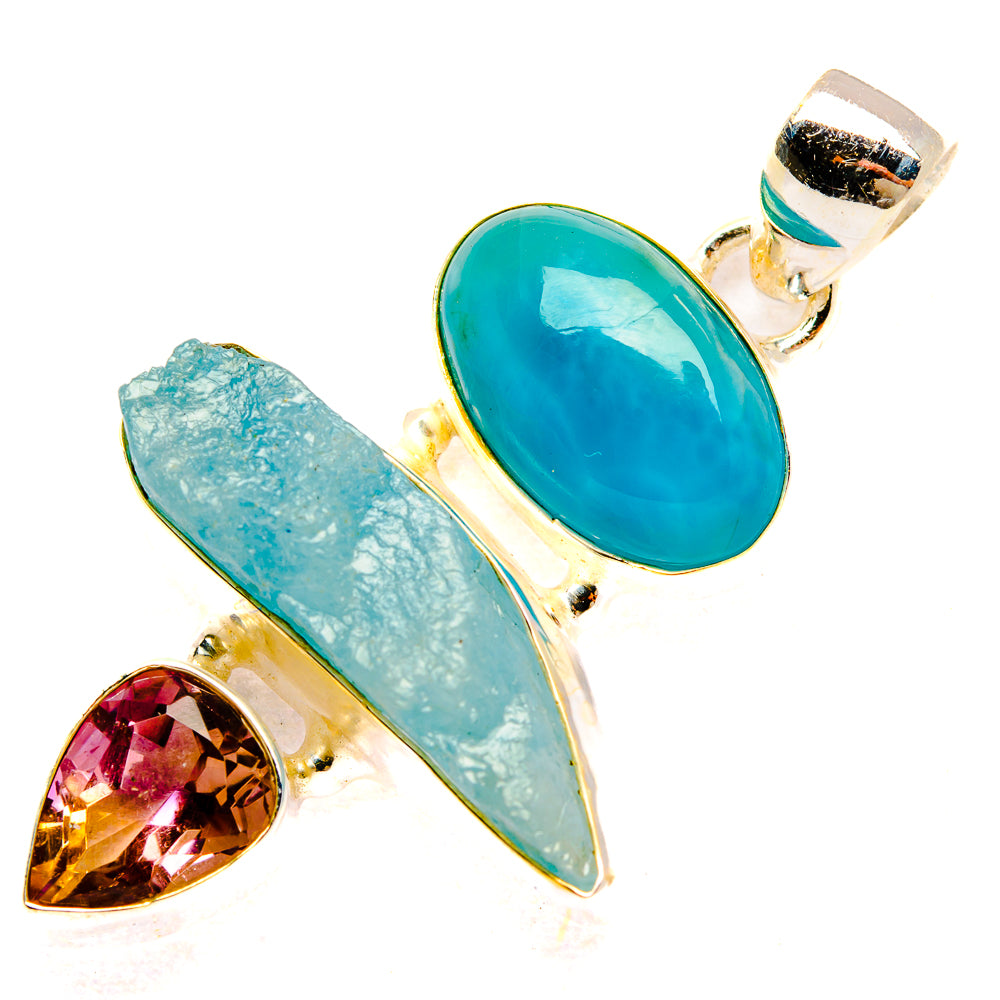 Larimar Pendants handcrafted by Anasilvercos - PD33159 - Photo 2
