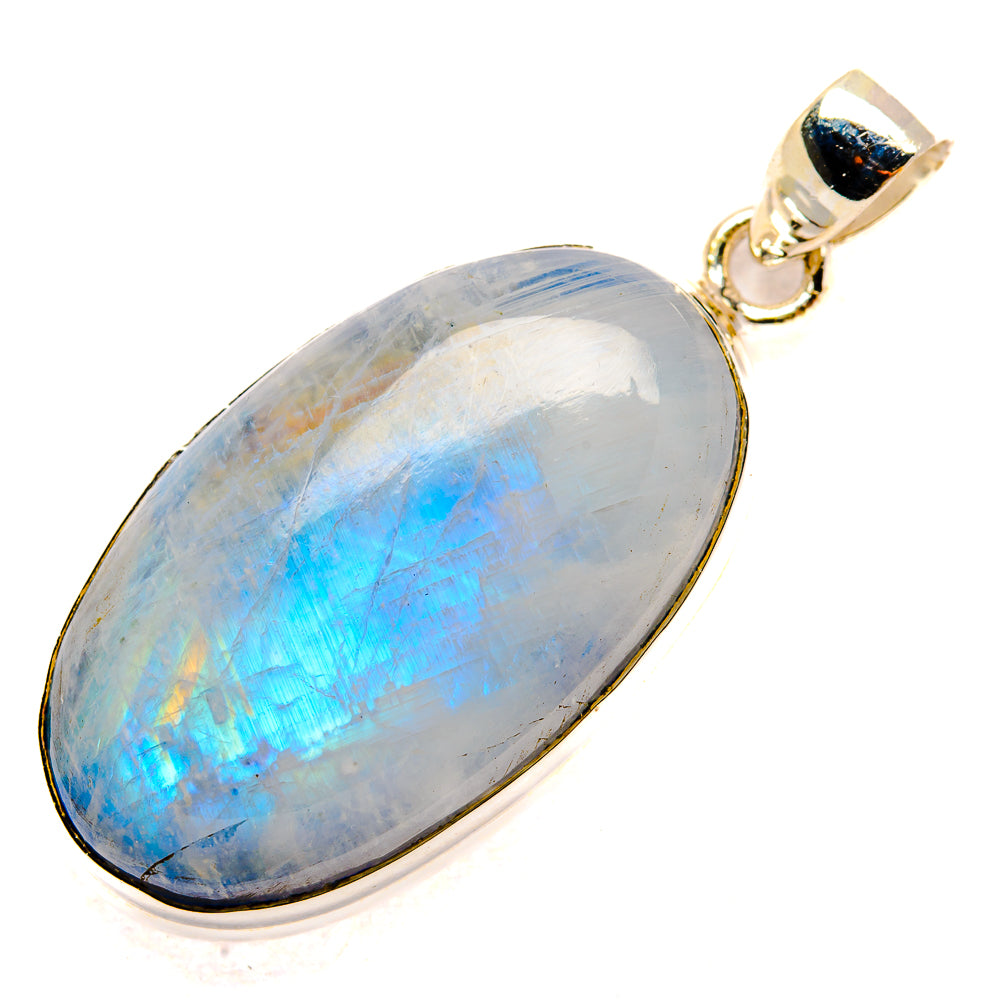 Rainbow Moonstone Pendants handcrafted by Anasilvercos - PD33179 - Photo 2