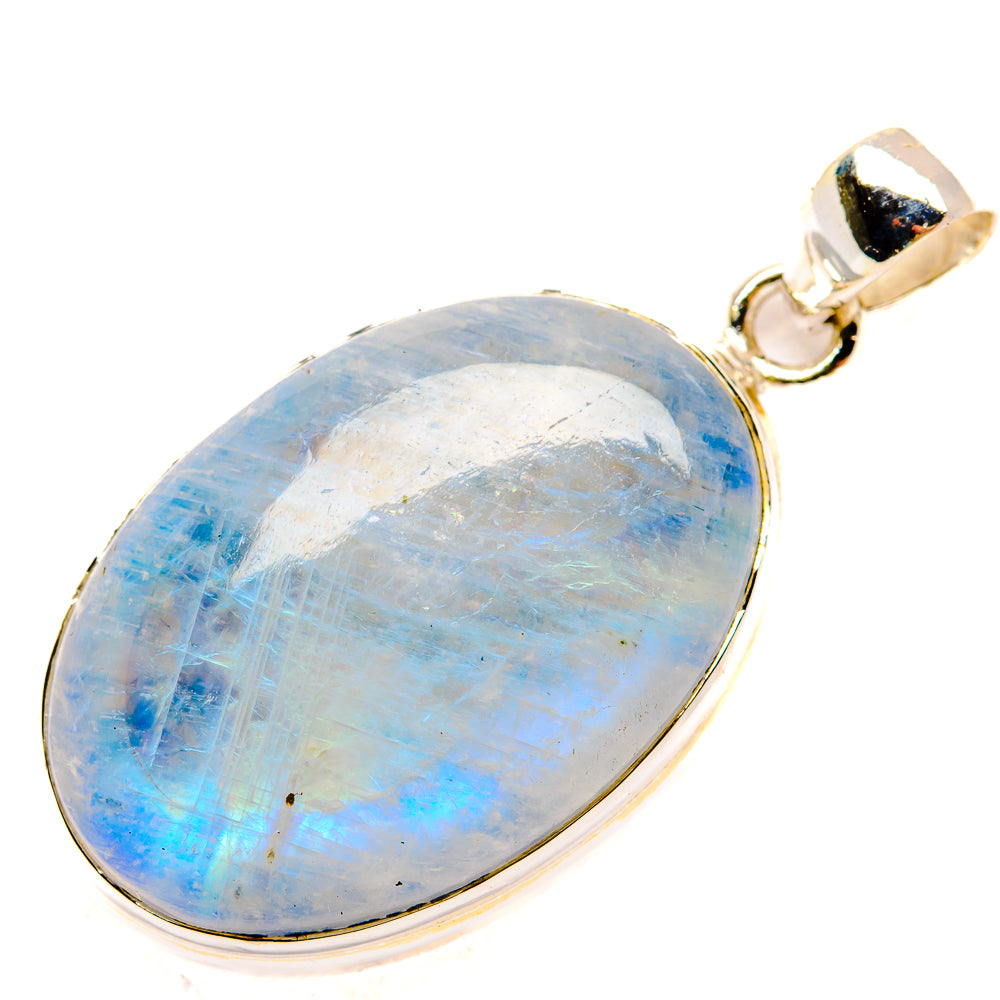 Rainbow Moonstone Pendants handcrafted by Anasilvercos - PD33181 - Photo 2
