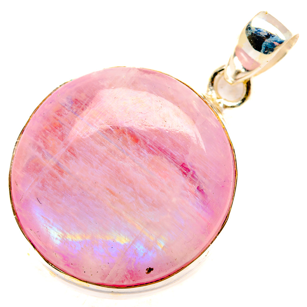 Pink Moonstone Pendants handcrafted by Anasilvercos - PD33186 - Photo 2