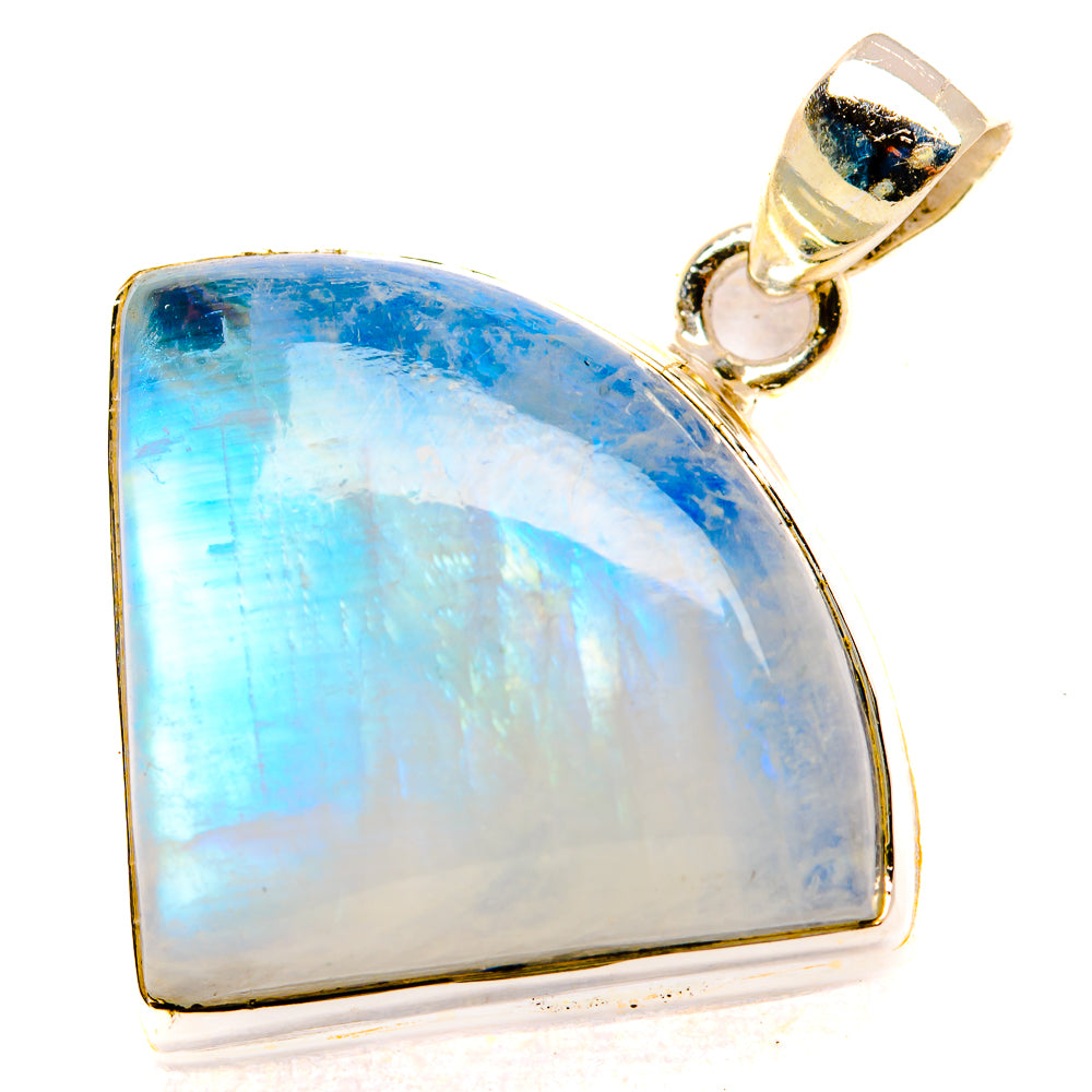 Rainbow Moonstone Pendants handcrafted by Anasilvercos - PD33187 - Photo 2