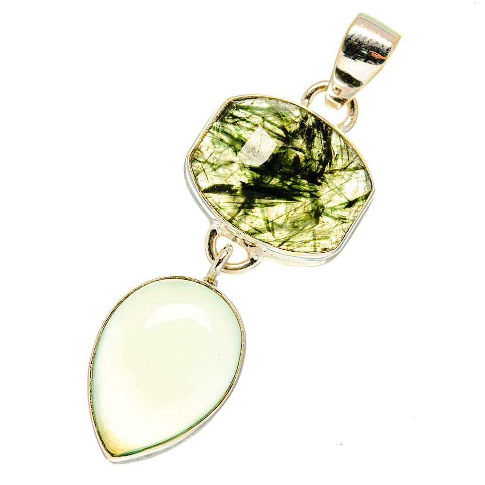 Aqua Chalcedony Pendants handcrafted by Anasilvercos - PD3319