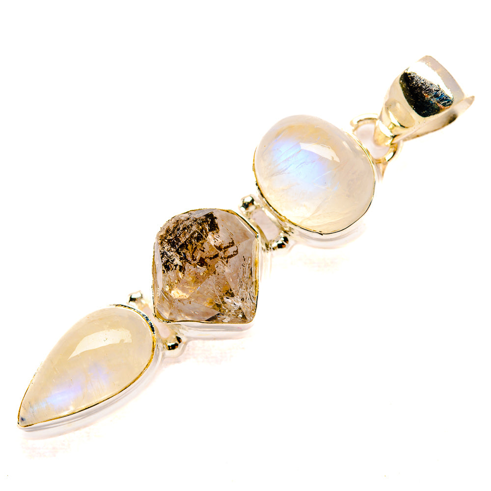 Herkimer Diamond Pendants handcrafted by Anasilvercos - PD33208 - Photo 2