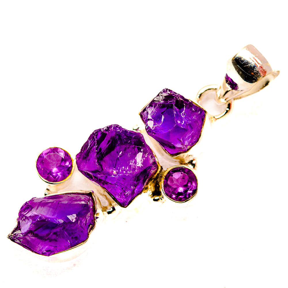 Amethyst Pendants handcrafted by Anasilvercos - PD33218 - Photo 2