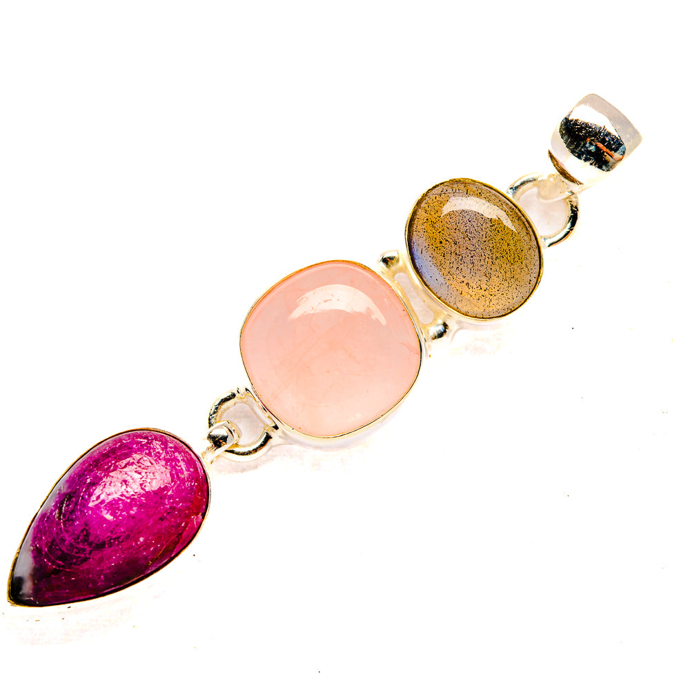 Ruby Fuchsite Pendants handcrafted by Anasilvercos - PD33220 - Photo 2