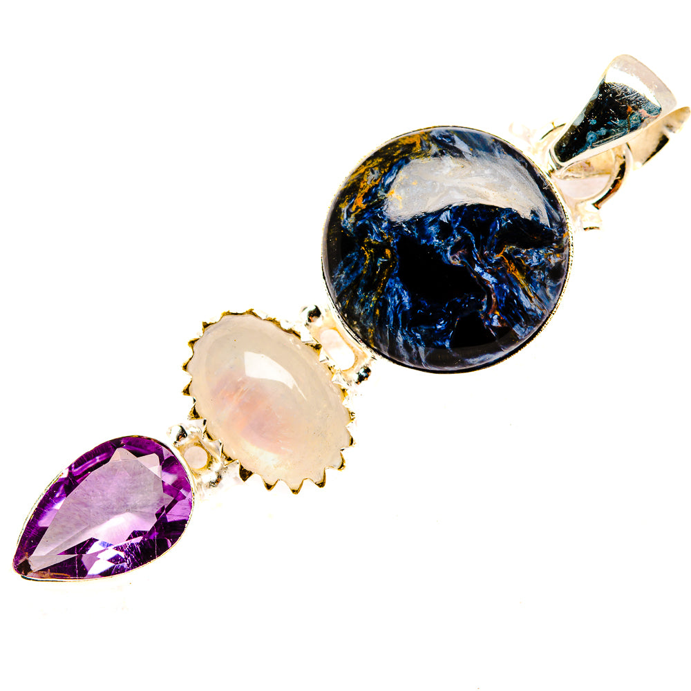 Amethyst Stalactite Pendants handcrafted by Anasilvercos - PD33227 - Photo 2
