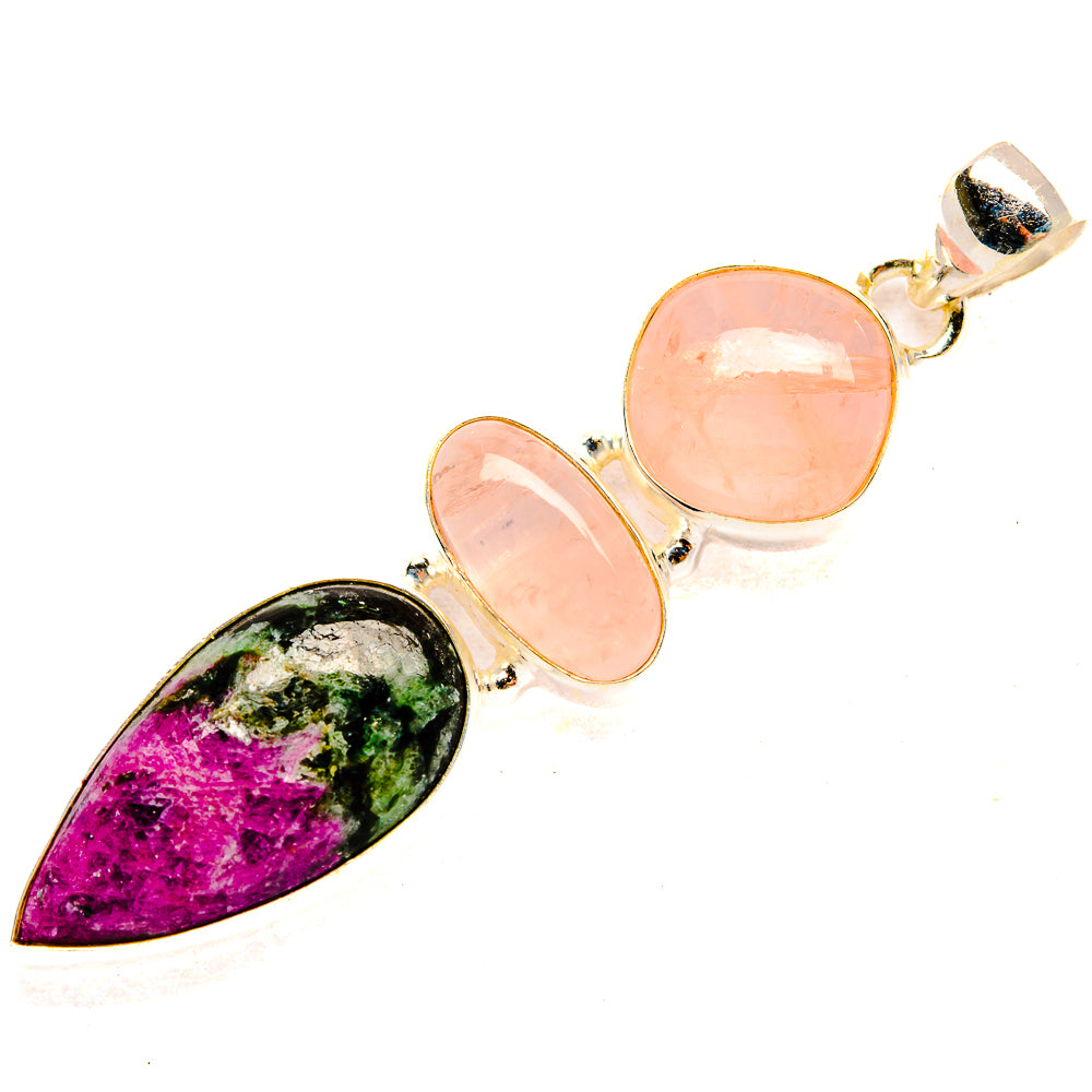 Amethyst Stalactite Pendants handcrafted by Anasilvercos - PD33230 - Photo 2