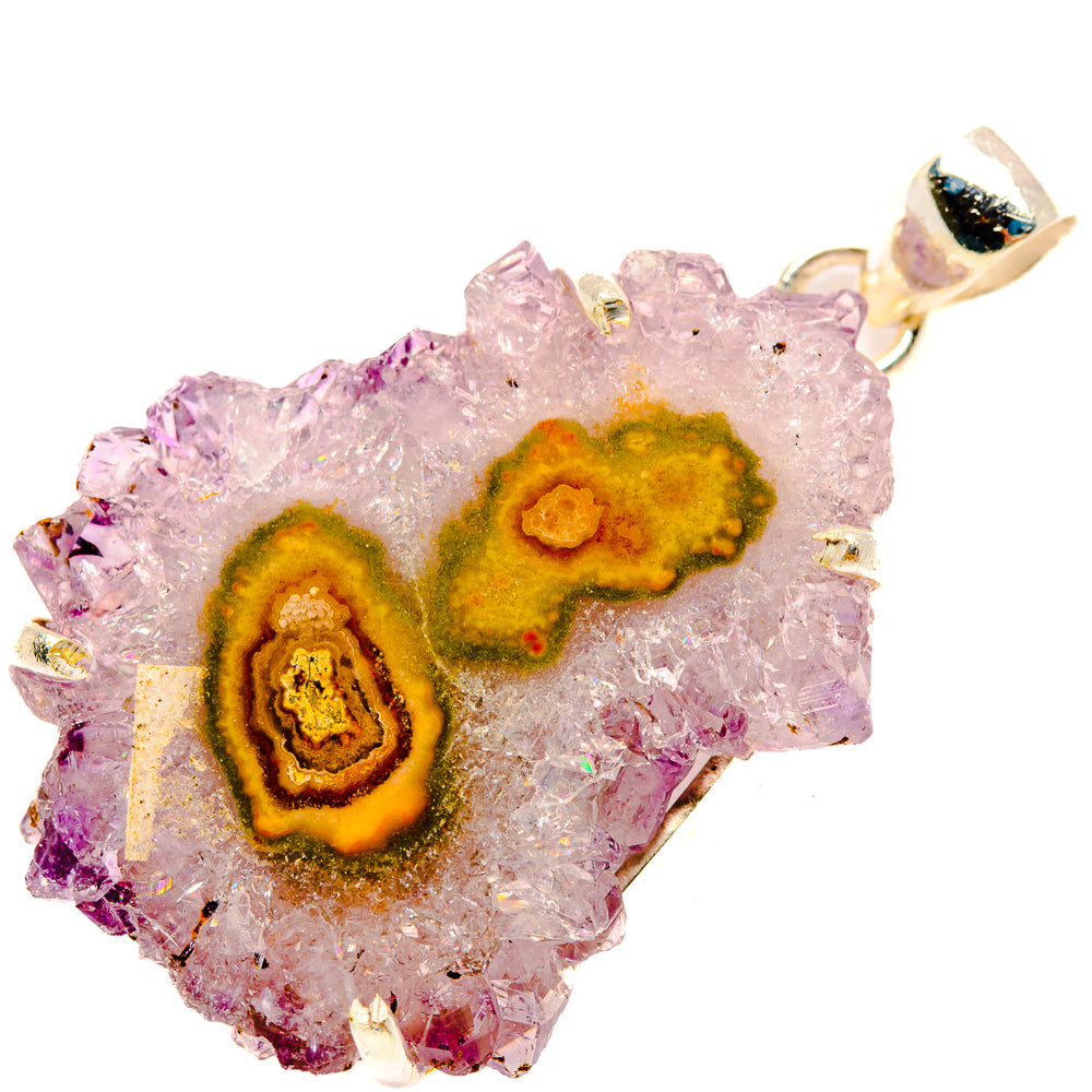 Amethyst Stalactite Pendants handcrafted by Anasilvercos - PD33233 - Photo 2