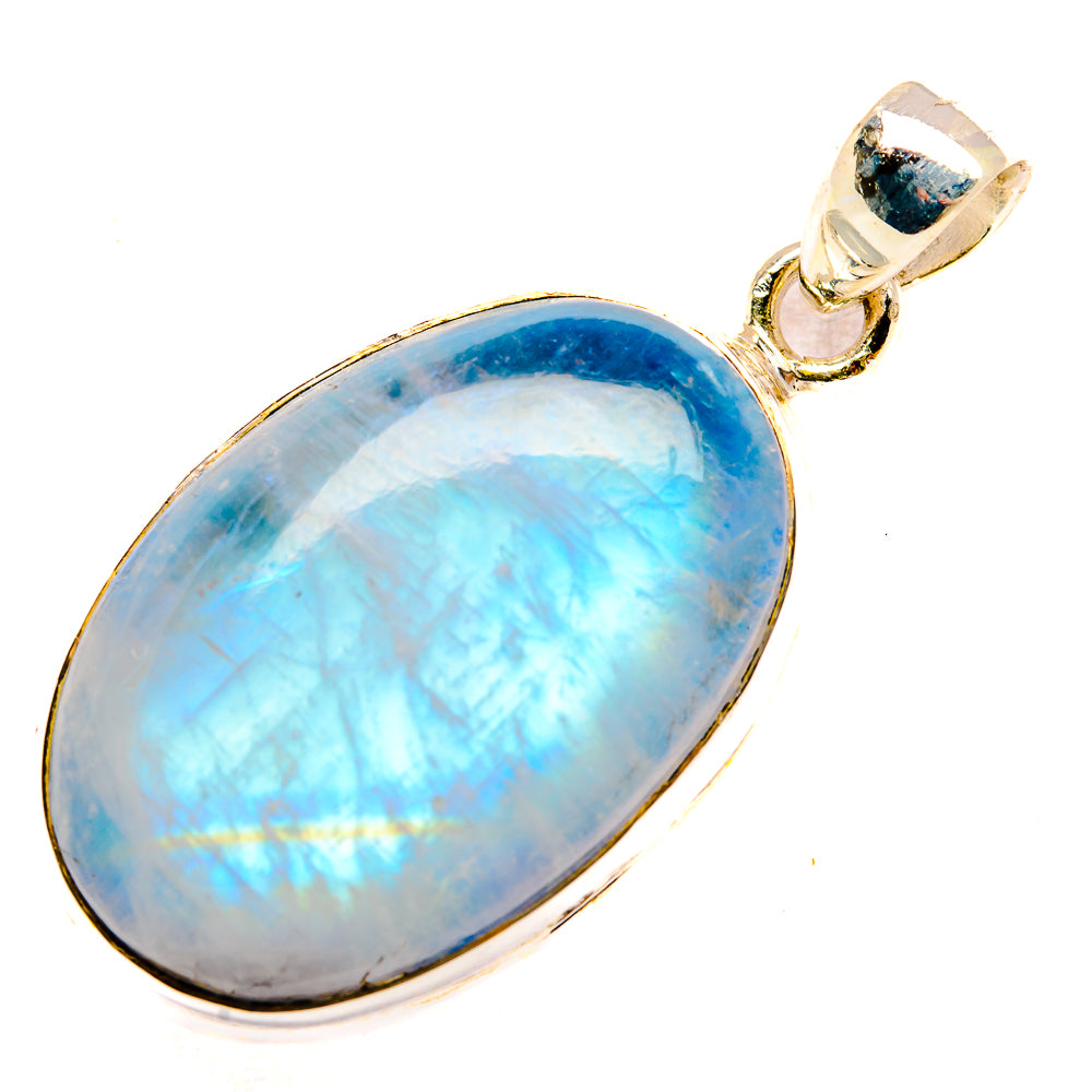 Rainbow Moonstone Pendants handcrafted by Anasilvercos - PD33258 - Photo 2