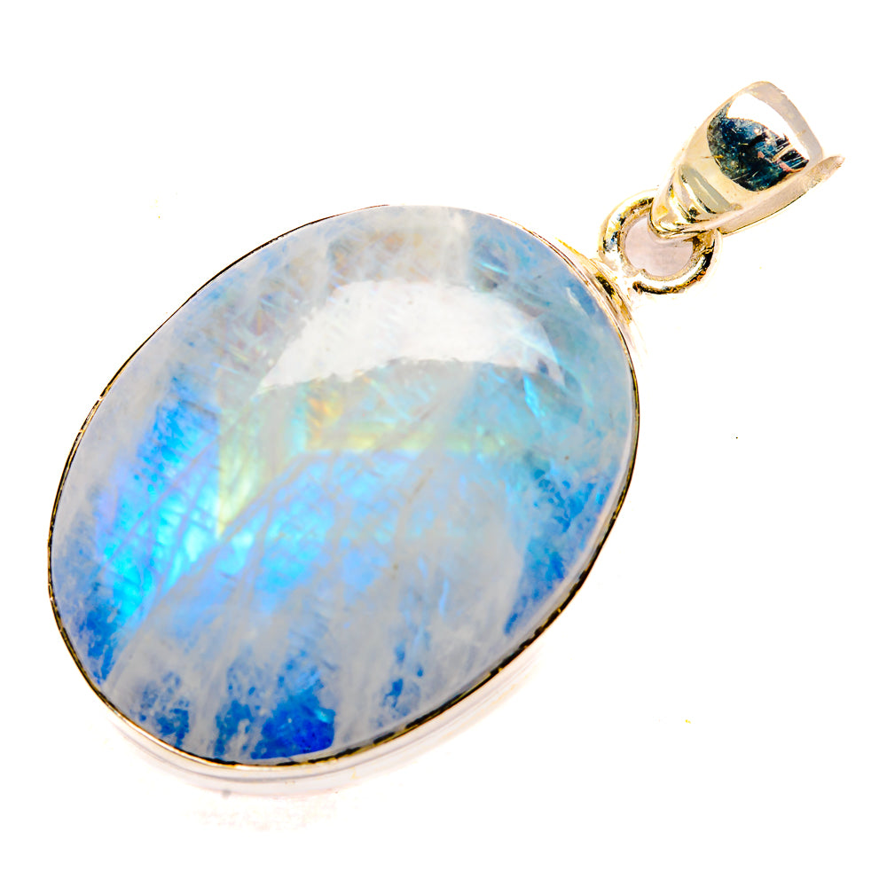 Rainbow Moonstone Pendants handcrafted by Anasilvercos - PD33259 - Photo 2