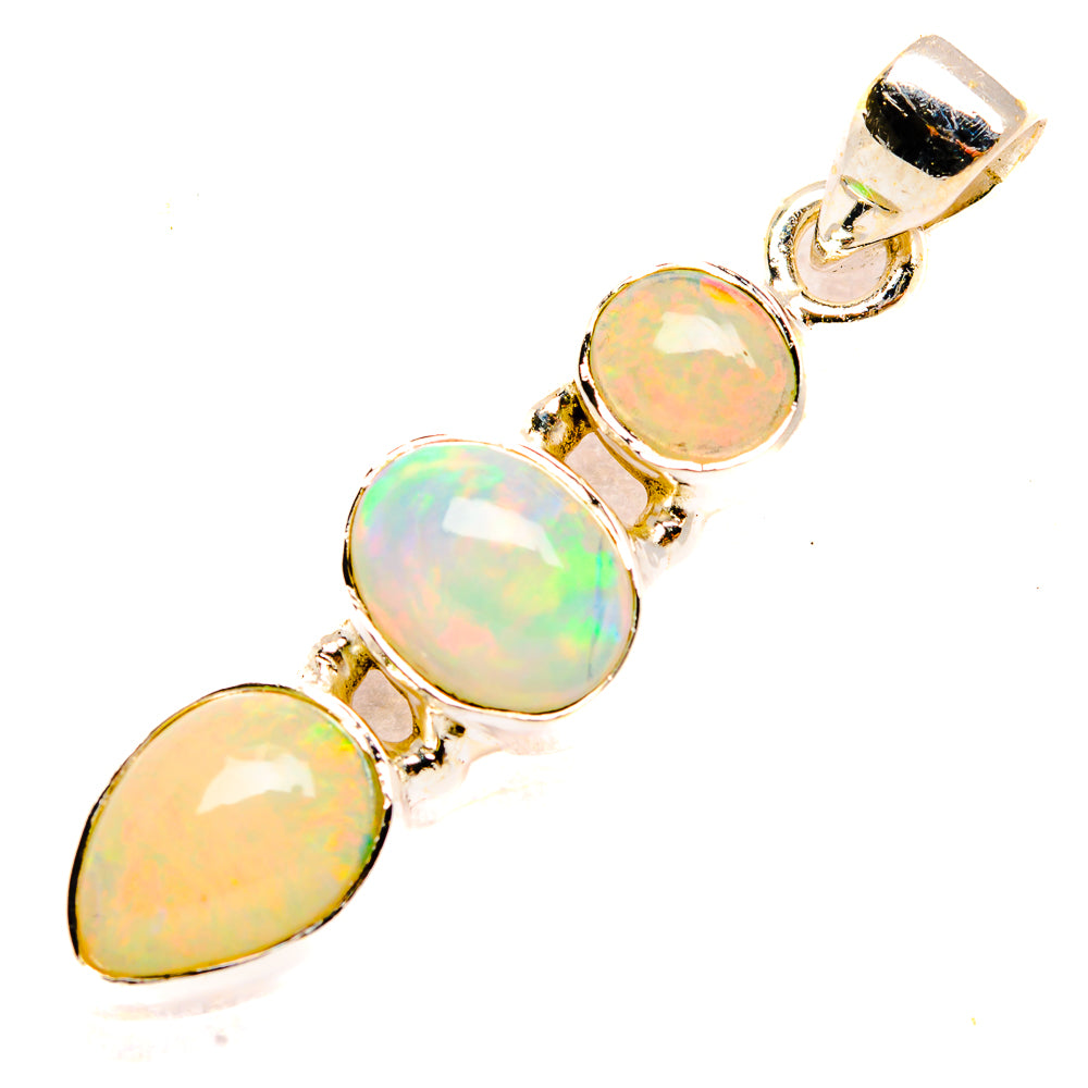 Ethiopian Opal Pendants handcrafted by Anasilvercos - PD33262 - Photo 2