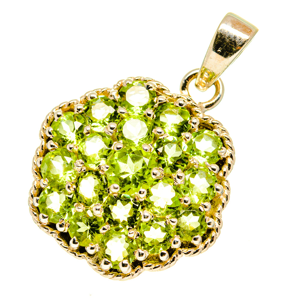 Peridot Pendants handcrafted by Anasilvercos - PD3328