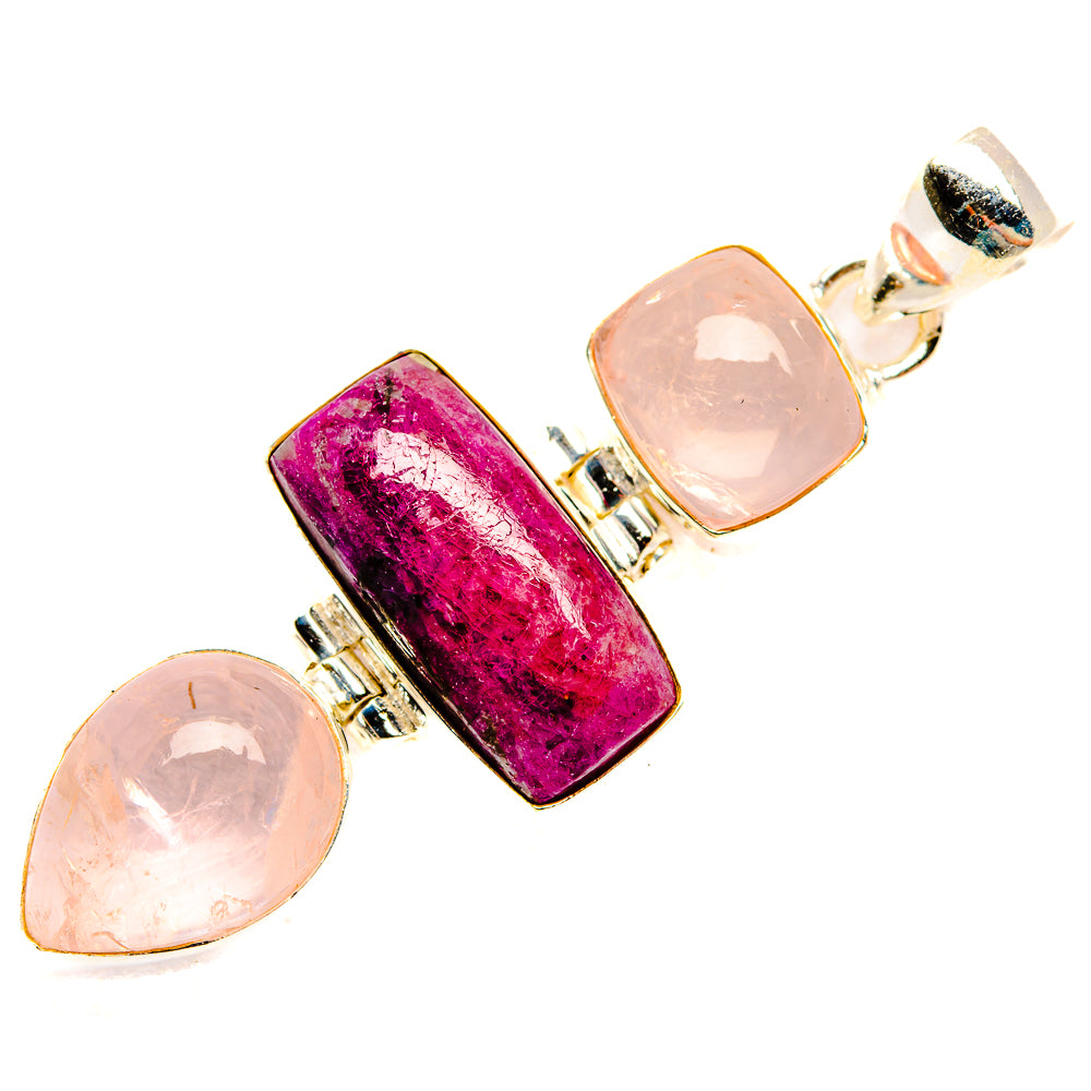 Russian Eudialyte Pendants handcrafted by Anasilvercos - PD33297 - Photo 2
