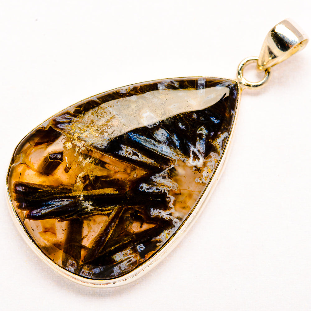 Turkish Tube Agate Pendants handcrafted by Anasilvercos - PD33315 - Photo 2
