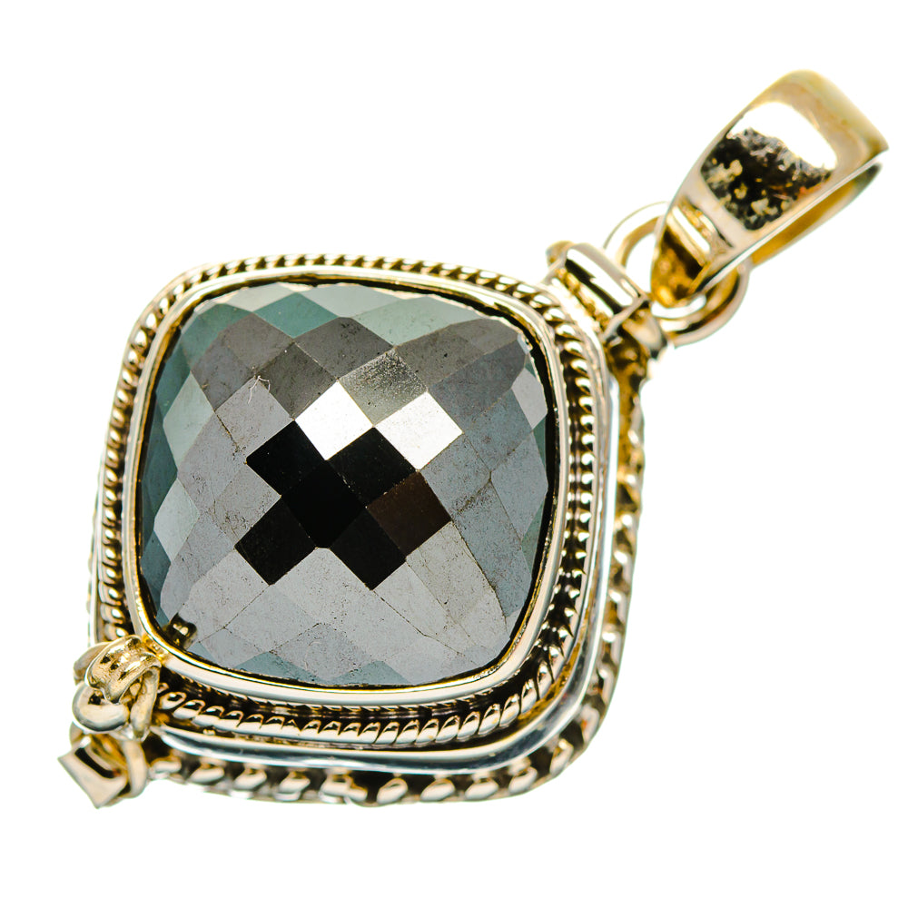 Hematite Pendants handcrafted by Anasilvercos - PD33317 - Photo 2