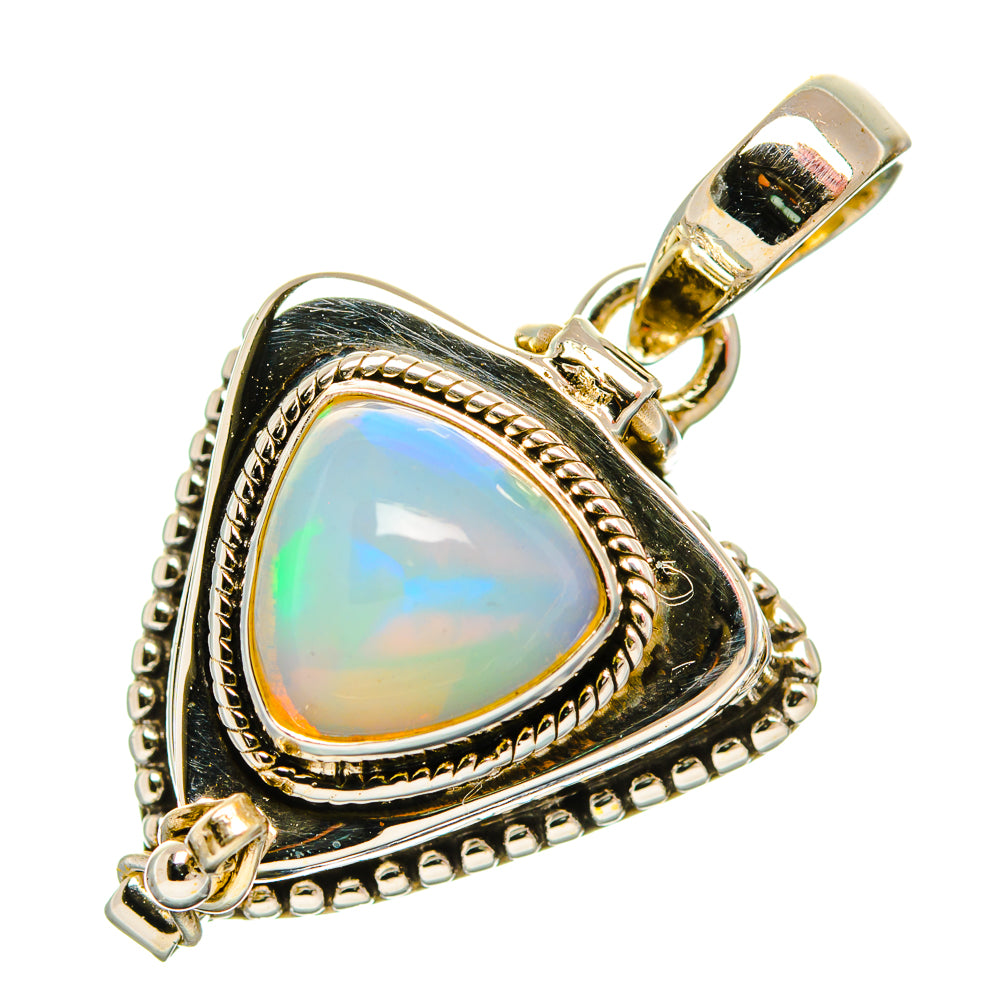 Ethiopian Opal Pendants handcrafted by Anasilvercos - PD33328 - Photo 2