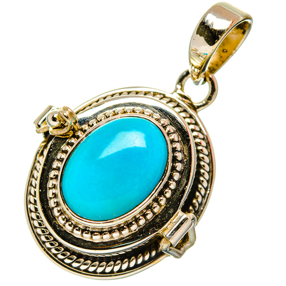 Sleeping Beauty Turquoise Pendants handcrafted by Anasilvercos - PD33330 - Photo 2