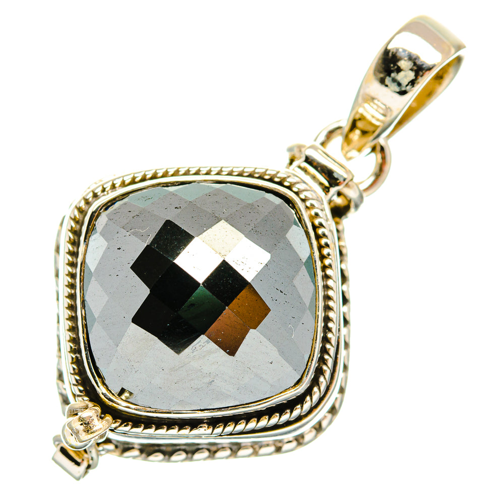 Hematite Pendants handcrafted by Anasilvercos - PD33342 - Photo 2
