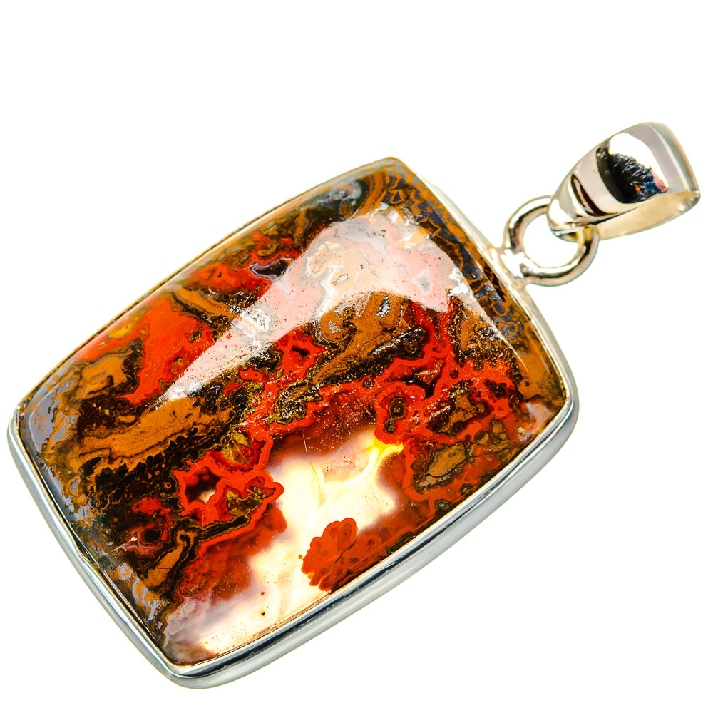 Moroccan Agate Pendants handcrafted by Anasilvercos - PD33351 - Photo 2