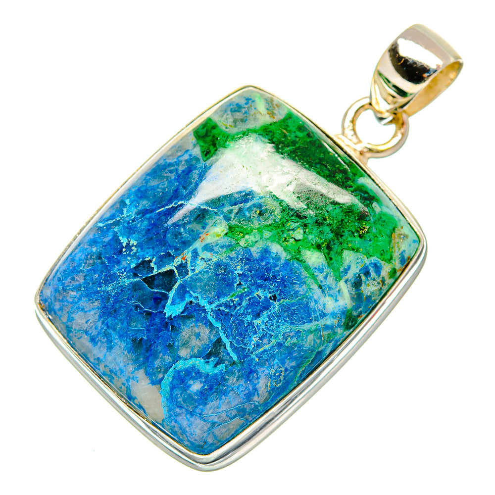 Chrysocolla Pendants handcrafted by Anasilvercos - PD33379 - Photo 2