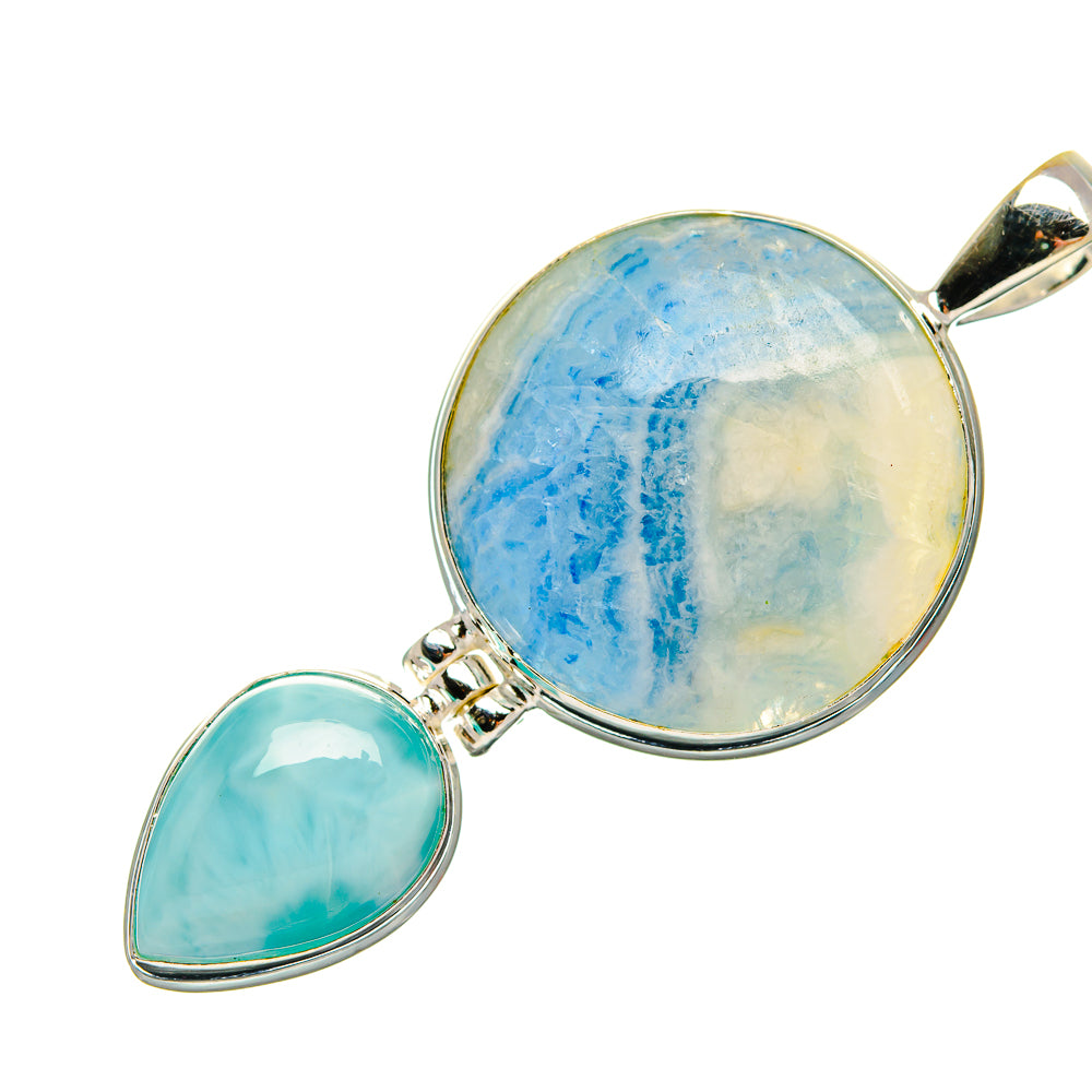 Blue Scheelite Pendants handcrafted by Anasilvercos - PD33383 - Photo 2